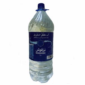 آب مقطر فوق خالص بزقوش مدل پاستور 2 بار تقطیر حجم 3000 میلی لیتر