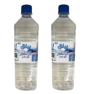 آب مقطر ییلاق مدل v1 حجم 1000 میلی لیتر مجموعه 2 عددی