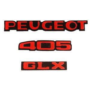 آرم صندوق عقب خودرو کالانیکس مدل pug 405red 1058 مناسب برای پژو 405 مجموعه 3 عددی