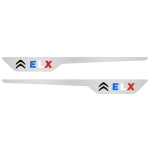 آرم گلگیر خودرو مدل ar0014 طرح elx بسته 2 عددی