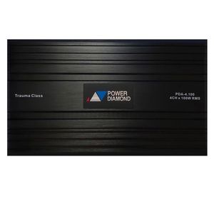 آمپلی فایر خودرو 4 کانال پاور دیاموند مدل trauma 4.100 4*100 w rms