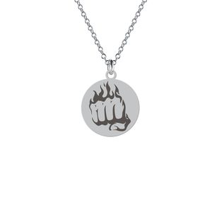 آویز تزئینی خودرو هایکا مدل فانتزی مشت آتشین کد am.jh 393