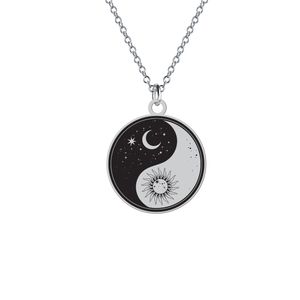 آویز تزئینی خودرو هایکا مدل فانتزی یینگ و یانگ ماه و خورشید کد a.h 958