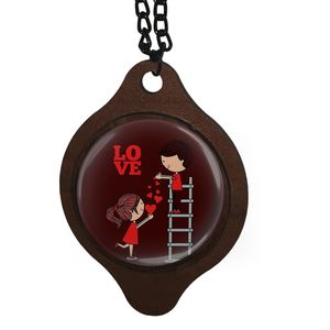 آویز تزیینی خودرو طرح love کد 1001