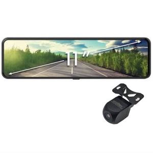 آینه مانیتور و دوربین دنده عقب خودرو شارک مدل  sh 11inch