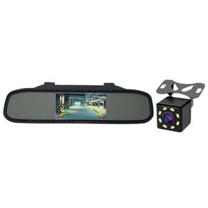 آینه مانیتوردار خودرو ماک مدل m5 8led به همراه دوربین دنده عقب