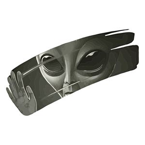 استیکر خودرو پویا مارکت طرح یوفو کد 2532