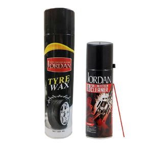 اسپری براق کننده تایر جردن مدل  w 1 حجم 650 میلی لیتر به همراه اسپری انژکتور شوی