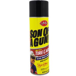 اسپری تمیز کننده لاستیک خودرو اس ام اچ مدل son of a gun حجم 595 میلی لیتر