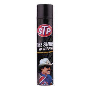 اسپری تمیزکننده لاستیک اس تی پی مدل tire shine حجم ۶۵۰ میلی لیتر