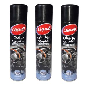 اسپری پولیش داشبورد خودرو کاسپین مدل mountain حجم 300 میلی‌ لیتر بسته 3 عددی