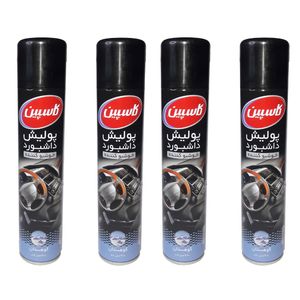 اسپری پولیش داشبورد خودرو کاسپین مدل mountain حجم 300 میلی‌ لیتر بسته 4 عددی