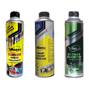 اکتان بوستر و تمیز کننده سیستم سوخت و انژکتور و کاتالیزور ووفر مدل shot pro 10 حجم 500 میلی لیتر