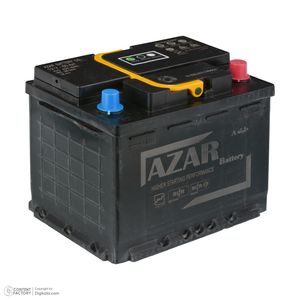 باتری اتمی 12 ولت 70 آمپر خودرو آذر باتری مدل gc290