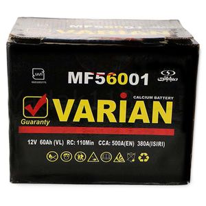 باتری اتمی خودرو مدل mf56001 واریان 60 آمپر