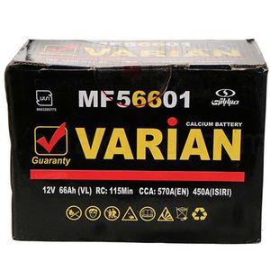 باتری اتمی خودرو مدل mf56601 واریان 66 آمپر