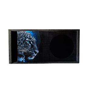 باکس ساب ووفر خودرو طرح استیکر پلنگ مدل 70l مناسب برای ساب 12 اینچ