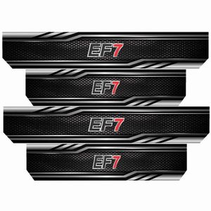 برچسب بدنه خودرو رایسان طرح ef7 کد sp2046 مجموعه 4 عددی