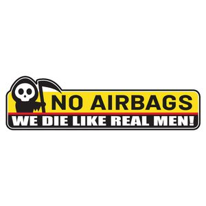 برچسب خودرو طرح no airbag کد 263