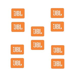 برچسب خودرو مدل سیستم صوتی jbl کد s10680 بسته 10 عددی