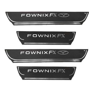 برچسب رکاب خودرو کالانیکس مدل rek fx 10306 مناسب برای فونیکس fx مجموعه 4 عددی