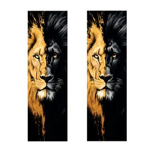 برچسب ستون خودرو توییجین و موییجین طرح شیر کد 06 بسته 2 عددی