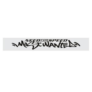 برچسب شیشه خودرو طرح ویندشیلد مدل آفتابگیر most wanted