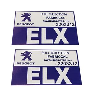 برچسب شیشه خودرو قطعه سازان کبیر مدل chs elxblu 103045 مناسب برای پژو پارس مجموعه 2 عددی