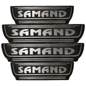 برچسب پارکابی  خودرو مهدیار طرح چرم کدpka1013مناسب برای سمند  بسته 4 عددی