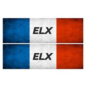 برچسب پارکابی خودرو رایسان طرح elx کد sb033 بسته 2 عددی
