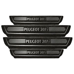برچسب پارکابی خودرو مهدیار طرح چرم کد pka1002مناسب برای پژو207 بسته 4 عددی