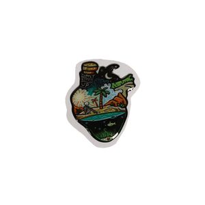 برچسب ژله ای طرح قلب طبیعت کد 5*4