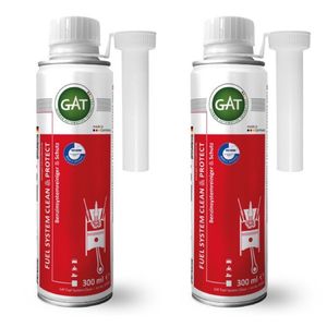 تمیزکننده سیستم سوخت رسانی گات مدل protect حجم 300 میلی لیتر بسته 2 عددی