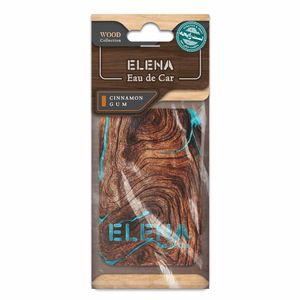 خوشبوکننده خودرو شمع النا مدل آدامس دارچینی کد wood