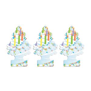 خوشبوکننده خودرو لیتل تریس مدل trees رایحه !celebrate بسته 3 عددی