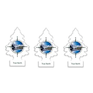 خوشبوکننده خودرو لیتل تریس مدل trees رایحه true north بسته 3 عددی