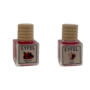 خوشبوکننده خودرو مدل شاتوت و دسته گل حجم 10 میلی لیتر مجموعه 2 عددی