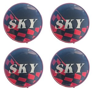 در پوش رینگ خودرو آراکس یدک مدل ay 5117 طرح sky مجموعه 4 عددی