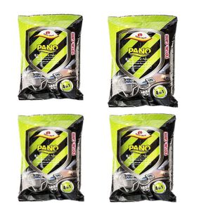 دستمال مرطوب پانو مدل dashboard polisher چهار بسته 12 عددی