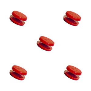دكمه نگهدارنده كمربند ايمني خودرو مدل red 04 بسته 5 عددي
