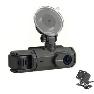 دوربین ثبت وقایع خودرو مدل 3 لنز actioncam f81 wifi