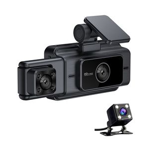 دوربین فیلم برداری ثبت وقایع خودرو مدل 3 لنز roadlens ds15 wifi