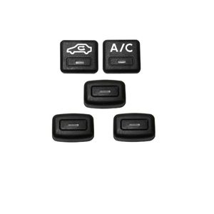 دکمه کلید کولر و شاسی تهویه خودرو مدل ac ch5 مجموعه 5 عددی