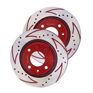 دیسک ترمز چرخ جلو تی آر دبلیو مدل rollo face مناسب برای پژو پارس elx بسته دو عددی