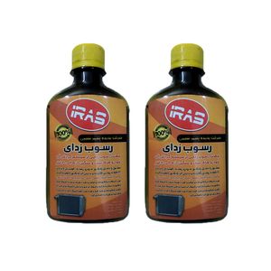 رسوب زدا رادیاتور خودرو ایراس مدل s210 حجم 250 میلی لیتر بسته دو عددی