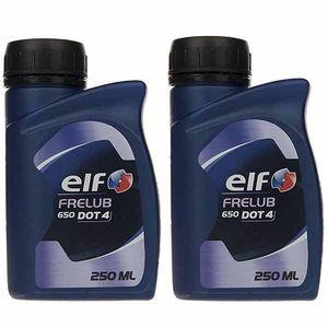 روغن ترمز خودرو الف مدل frelub 650 dot4 حجم 250 میلی لیتر بسته 2 عددی