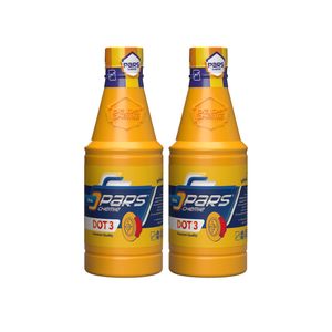 روغن ترمز خودرو پارس شیمی مدل dot 3 حجم 250 میلی‌ لیتر بسته دو عددی