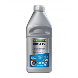 روغن ترمز راونول مدل dot 4 lv ravenol حجم 1 لیتر