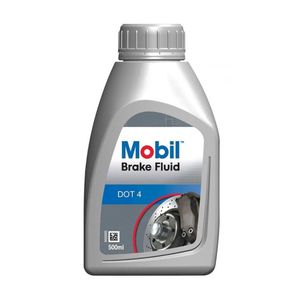 روغن ترمز موبیل مدل dot4 حجم 500 میلی لیتر