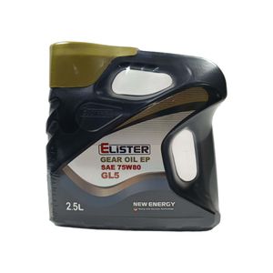 روغن جعبه دنده الیستر ایل مدل sae 75w80 gl5 حجم دو و نیم لیتر